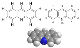 File:Acridine chemical structure.png
