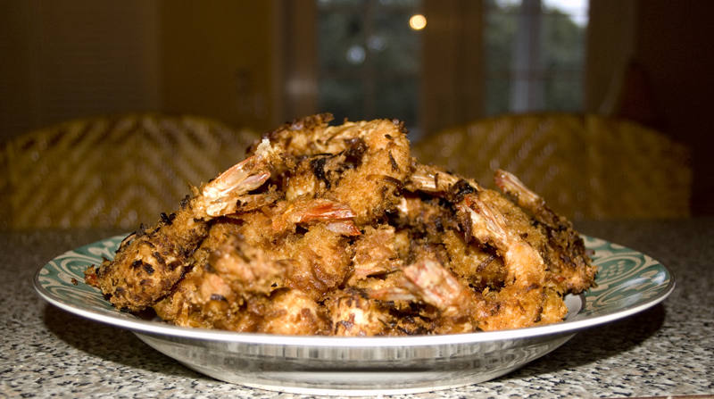 File:Coconut shrimp on plate.jpg