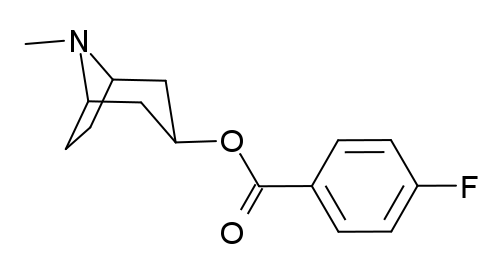 File:3-(p-Fluorobenzoyloxy)tropane.png