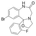 Haloxazolam structure