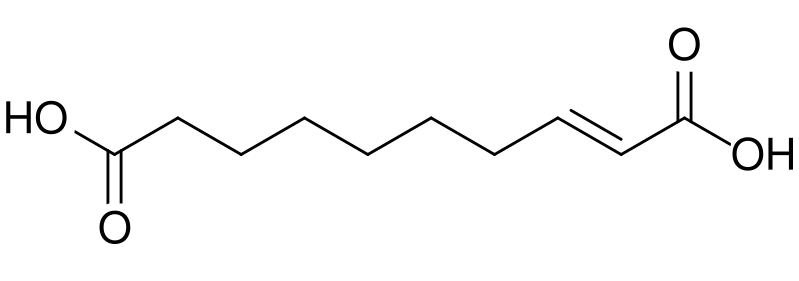 File:2-Decenedioic acid.svg