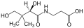 Chemical structure of (R)-Pantothenic acid