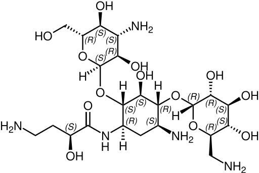 File:Amikacin structure.svg