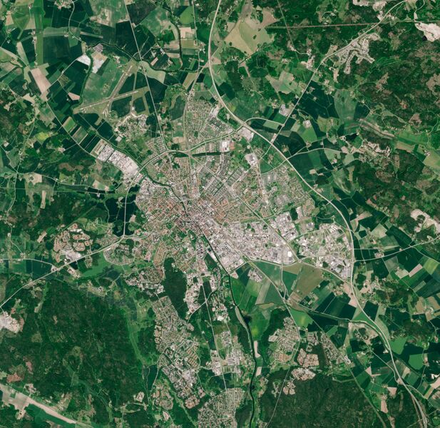 File:Uppsala by Sentinel-2, 2020-06-10.jpg