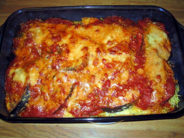 File:Eggplant parmesan (3849722245).jpg