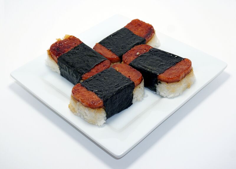File:Homemade Spam Musubi.jpg