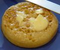 Buttered crumpet