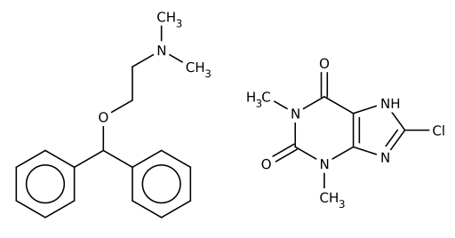 File:Dimenhydrinate complet formula.svg