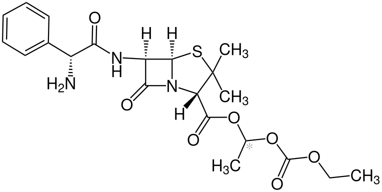 File:Bacampicillin Structural Formula V2.svg