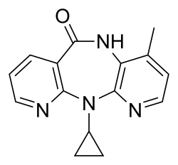 Structural formula of Nevirapine