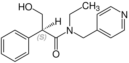 File:(S)-Tropicamid Structural Formula V1.svg