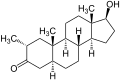 Drostanolone Structural Formula