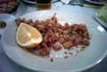 Puntillitas, a popular Andalusian dish of fried baby squid.