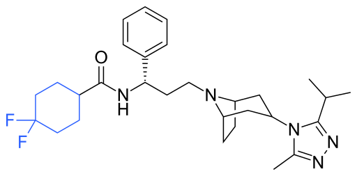 File:Maraviroc (maraviroc development).svg