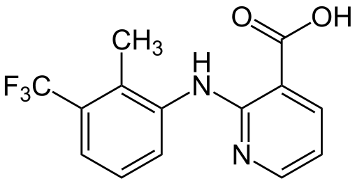 File:Flunixin Structural Formulae V.1.svg