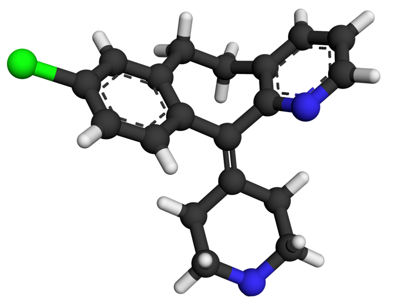 File:Desloratadine 3D ball-and-stick.png
