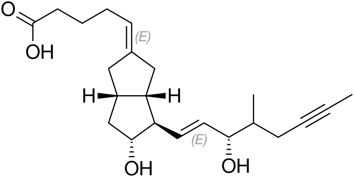 File:Iloprost 2D structure.svg