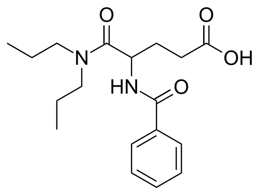 File:Proglumide structure.svg