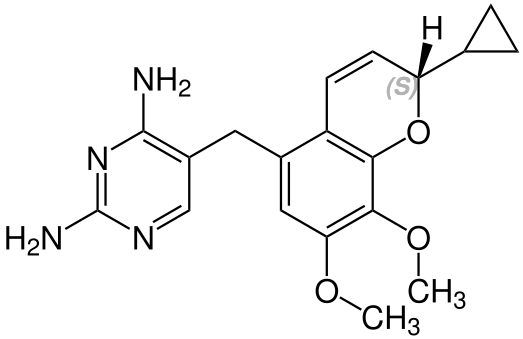 File:(S)-Iclaprim Structural Formula V1.svg