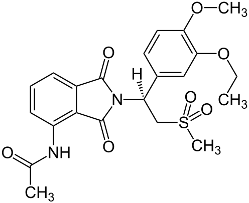 File:Apremilast Structural Formula V1.svg