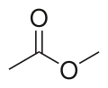 Methyl acetate (common ester)