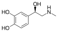 Epinephrine molecule structure