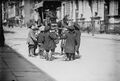 Children playing in street, New York