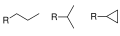Propyl groups
