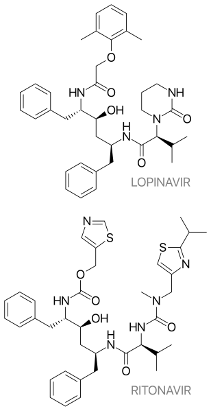 File:Lopinavir and ritonavir.svg