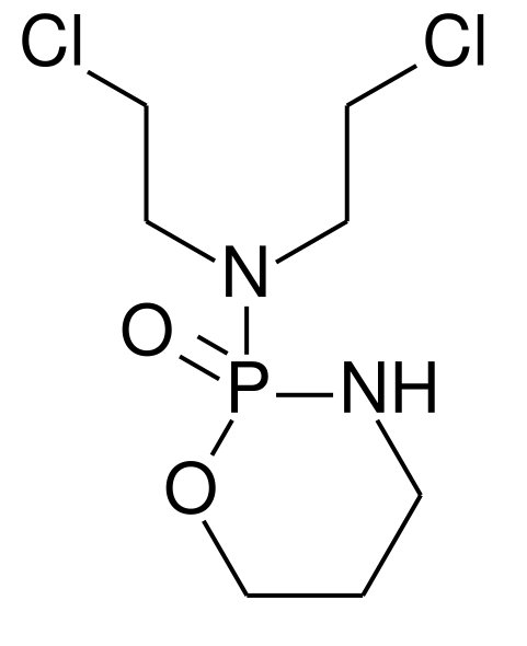 File:Cyclophosphamide structure.svg