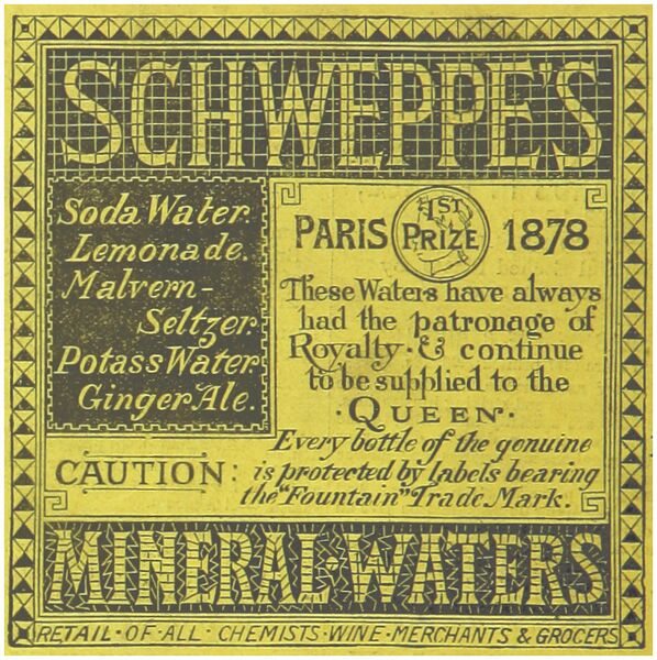 File:(1883) SCHWEPPES MINERAL-WATERS.jpg