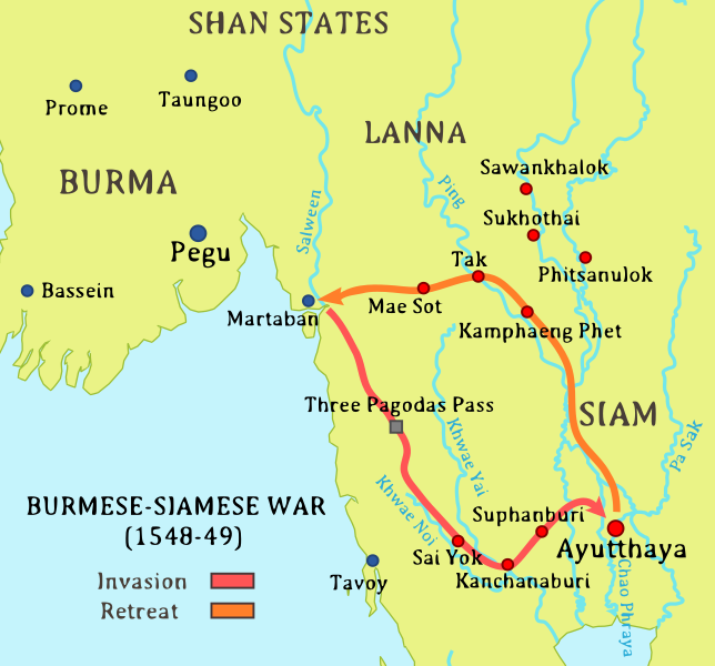 File:Burmese-Siamese War of 1548-49.svg