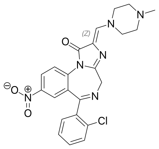 File:Loprazolam structure.svg