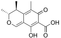 Chemical structure of Citrinin