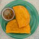 Jamaican patties and Red Stripe