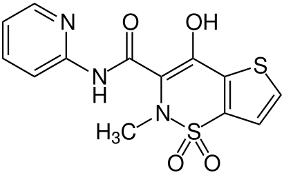 File:Tenoxicam FormulaV1.svg