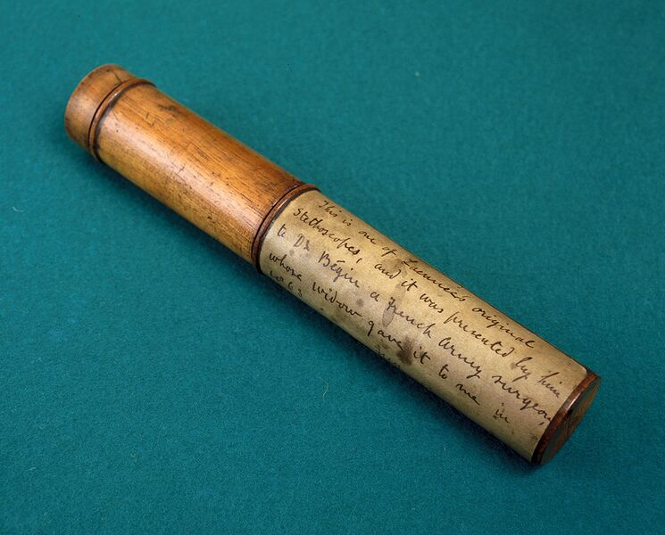 File:Laennecs stethoscope, c 1820. (9660576833).jpg
