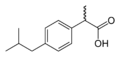 Ibuprofen 2D skeletal